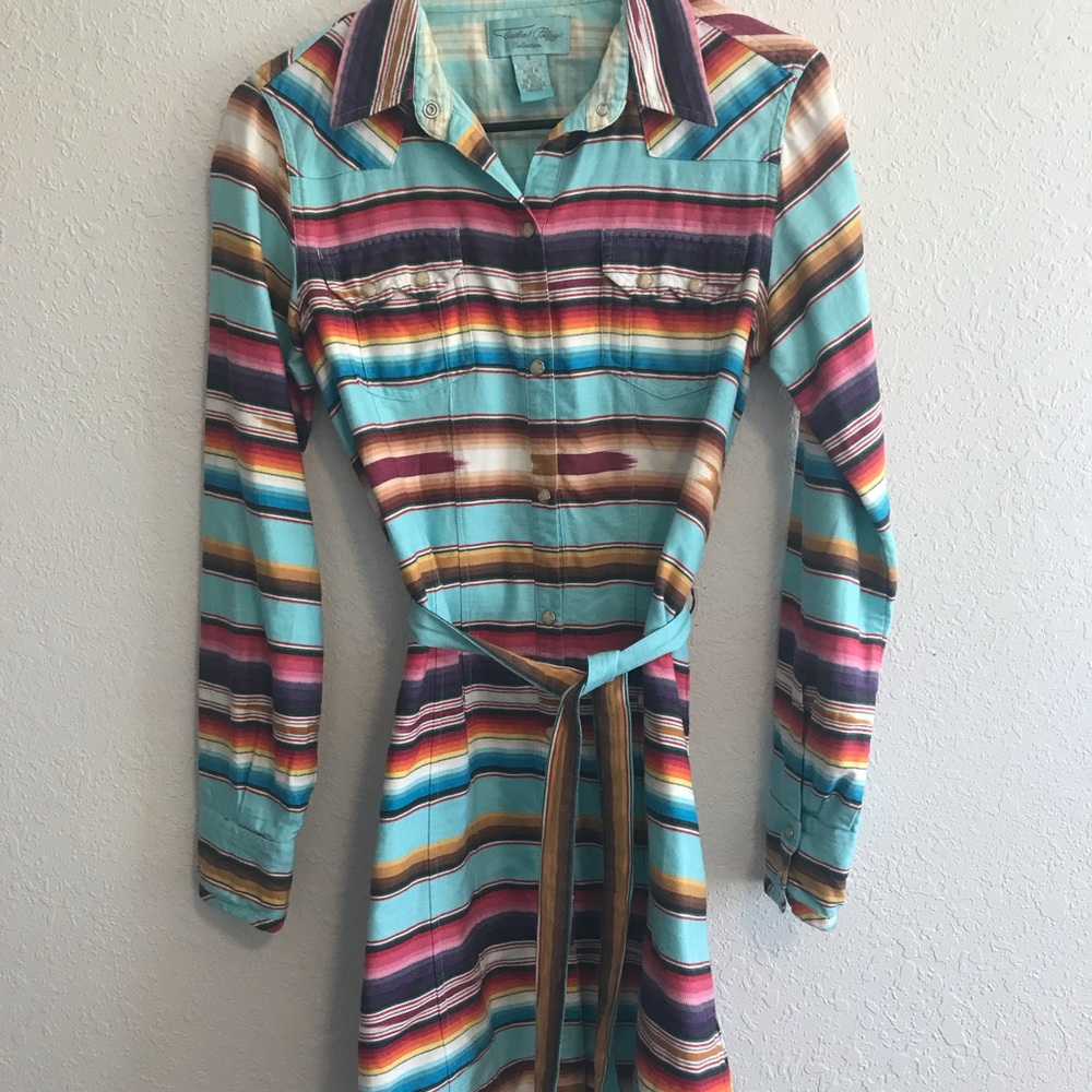 Aztec desert print art dress